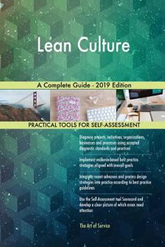 Paperback Lean Culture A Complete Guide - 2019 Edition Book
