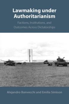 Paperback Lawmaking Under Authoritarianism: Factions, Institutions, and Outcomes Across Dictatorships Book