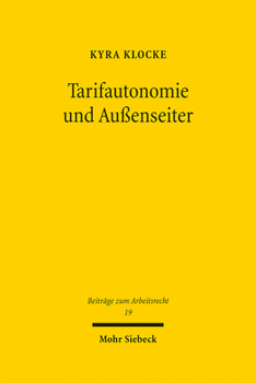Hardcover Tarifautonomie Und Aussenseiter [German] Book