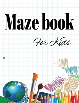 Paperback mazes book for kids: "A Magical Quest Through Twists, Turns, and Puzzles" Book