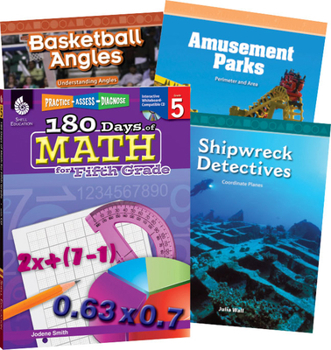 Paperback Learn-At-Home: Math Bundle Grade 5 Book