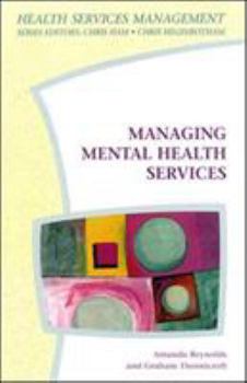 Paperback Managing Mental Health Services Book