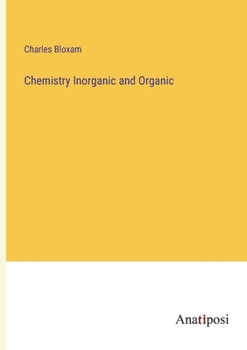 Paperback Chemistry Inorganic and Organic Book
