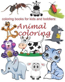 Paperback coloring books for kids and toddlers: animal coloring Book