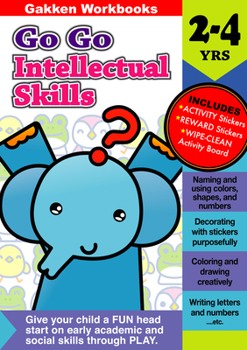 JP Oversized Go Go Intellectual Skills 2-4 (Gakken Workbooks) Book