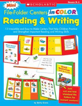 Paperback Reading and Writing, Grade K-1: 12 Irresistible and Easy-To-Make Centers That Help Children Practice and Strengthen Important Reading and Writing Skil Book