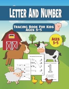 Letter And Number Tracing Book For Kids Ages 3-5: Number Tracing Book For Preschoolers | Writing Numbers Workbook Kindergarten | Pen Control Age 3-5 (Learn To Write Books For Kids 3-5) ِ