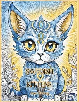 Paperback Coloring Book for Adults - Swedish Kittens Book