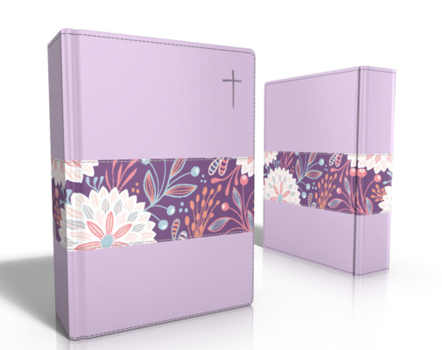 Leather Bound Forro de Biblia - Mod. 2 Lila- Cruz L Book