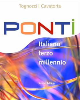 Paperback Ponti: Italiano terzo millennio (with Audio CD) (World Languages) [Italian] Book