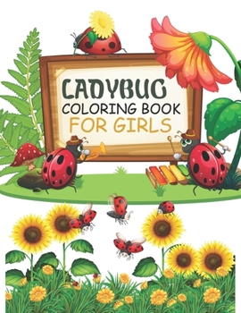 Paperback Ladybug Coloring Book For Girls: Ladybug Adult Coloring Book
