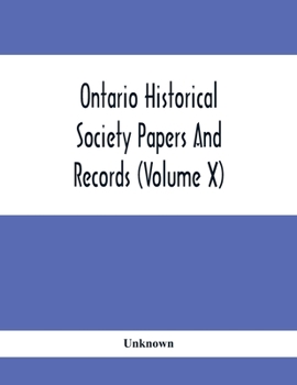Ontario Historical Society Papers And Records