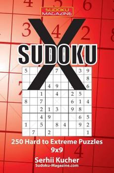 Paperback Sudoku X - 250 Medium to Extreme Puzzles 9x9 Book