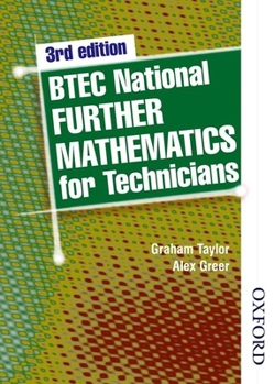 Paperback Btec National Further Mathematics for Technicians Third Edition Book