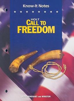 Paperback Know-It Notes Holt Call to Freedom Book