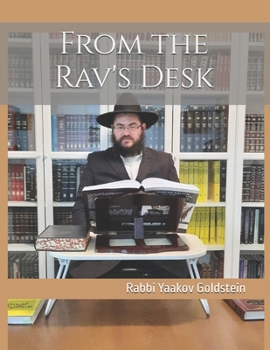 Paperback From the Rav's Desk: 5780-5781 Book