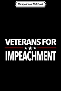 Composition Notebook: Thin Red Line Veterans for Impeachment  Journal/Notebook Blank Lined Ruled 6x9 100 Pages