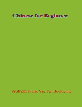 Paperback Chinese for Beginner Book