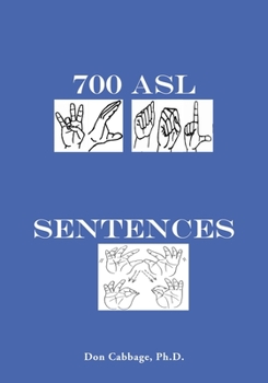 Paperback 700 ASL Sentences Book