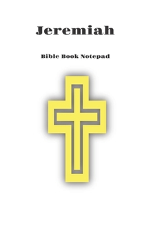 Bible Book Notepad Jeremiah