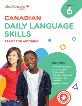Paperback Canadian Daily Language Skills Grade 6 Book