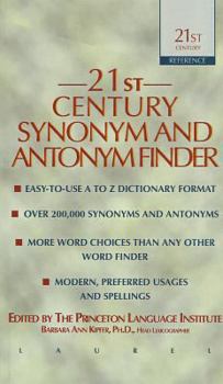 Library Binding 21st Century Synonym and Antonym Finder Book