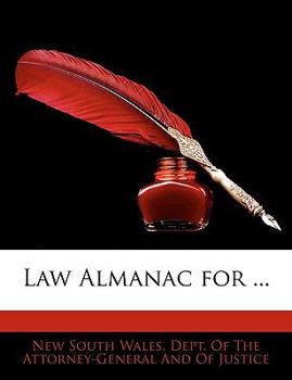 Paperback Law Almanac for ... [Large Print] Book