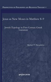 Hardcover Jesus as New Moses in Matthew 8-9 Book
