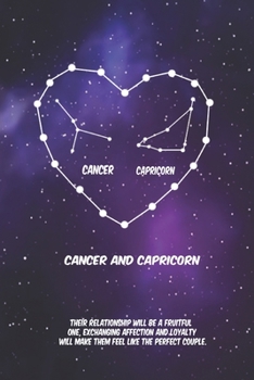 2020 The Astrology of Love between  cancer and capricorn : horoscope,love, relationship and compatibility: Lined Notebook / journal gift, 110 pages, 6x9 inches, matte finish cover