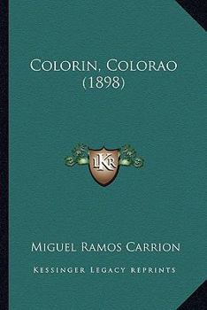 Paperback Colorin, Colorao (1898) [Spanish] Book