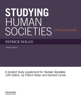 Paperback Studying Human Societies: A Primer and Guide Book