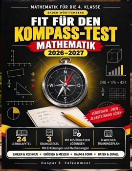 Paperback Fit für den Kompass-Test Mathematik 2026-2027 (German Edition) [German] Book
