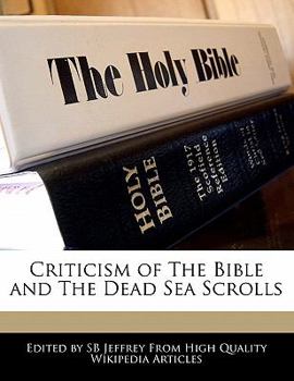 Paperback Criticism of the Bible and the Dead Sea Scrolls Book