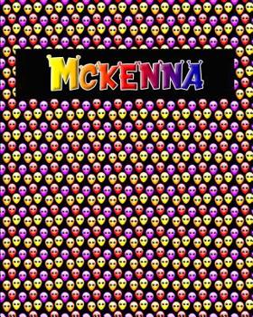 Paperback 120 Page Handwriting Practice Book with Colorful Alien Cover Mckenna: Primary Grades Handwriting Book