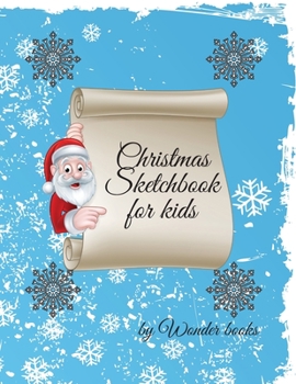 Paperback Christmas Sketchbook for kids Book