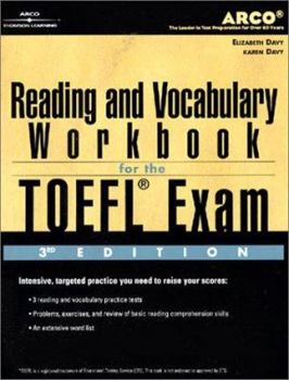 Paperback TOEFL Reading Vocab Wkbk 3/E Book