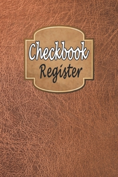 Paperback Checkbook Register: Credit and Debit Tracking Book, Personal Account Balance Register, Checking Account Ledger Book
