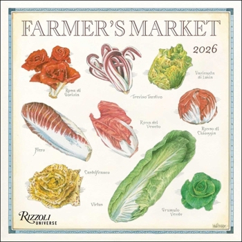 Calendar Farmer's Market 2026 Wall Calendar Book