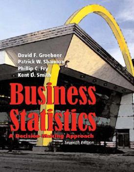 Hardcover Business Statistics: A Decision Making Approach Book