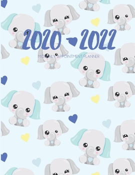 2020-2022 Three 3 Year Planner Baby Elephant Monthly Calendar Gratitude Agenda Schedule Organizer: 36 Months Calendar; Appointment Diary Journal With ... Notes, Julian Dates & Inspirational Quotes