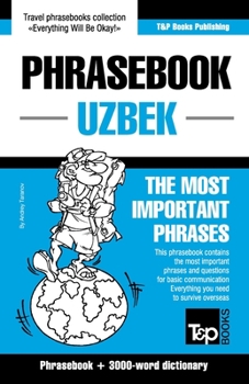 Paperback Phrasebook - Uzbek - The most important phrases: Phrasebook and 3000-word dictionary Book