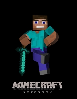 Minecraft Notebook: Player's Notebook, Sketchbook, Diary, Journal, For Kids, For A Gift, To School  | 120 Wide Ruled Blank Pages | 8,5” x 11” (Green Collection – Hero) (Minecraft Wide ruled)