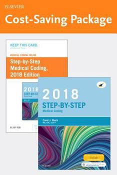 Paperback Medical Coding Online for Step-By-Step Medical Coding, 2018 Edition (Access Code and Textbook Package) Book