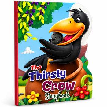 Paperback The Thirsty Crow Story Board Book