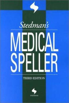 Paperback Stedman's Medical Speller (Stedman's Word Books.) Book
