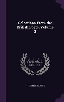 Hardcover Selections From the British Poets, Volume 2 Book