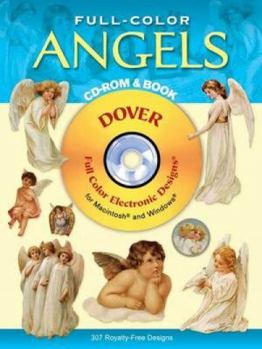 Paperback Full-Color Angels CD-ROM and Book [With CDROM] Book