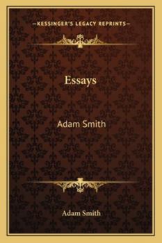 Paperback Essays: Adam Smith Book