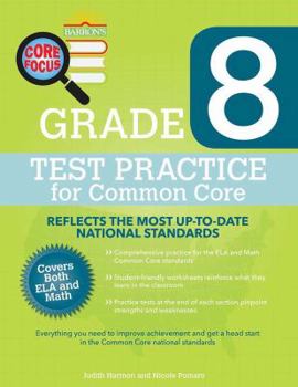 Paperback Core Focus Grade 8: Test Practice for Common Core Book
