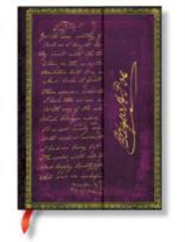 Diary Paperblanks PB25733 The Poe Stamped Manuscripts Notebook - Tamerlane Midi Format Book